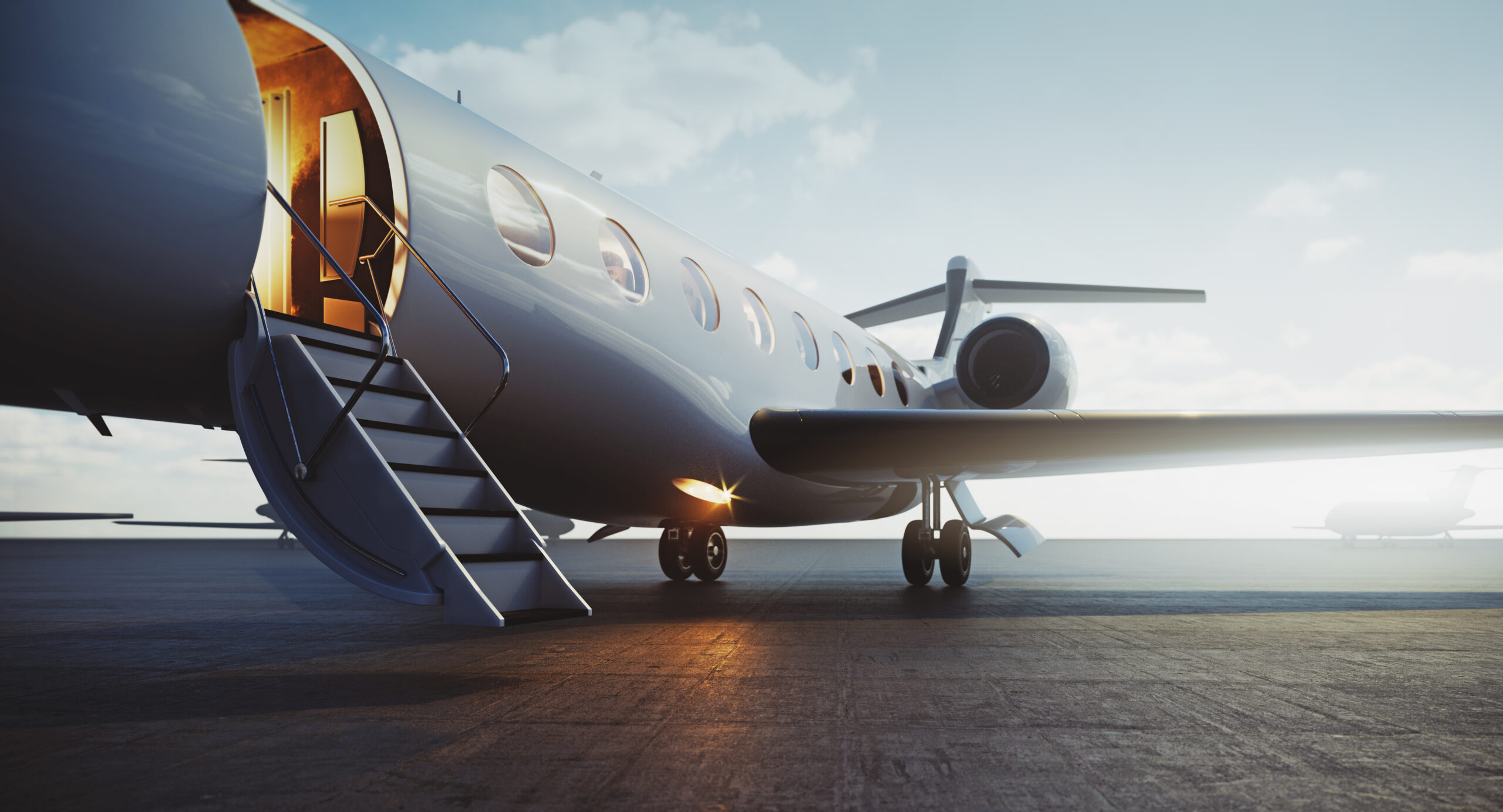 Luxury transportation to your private jet